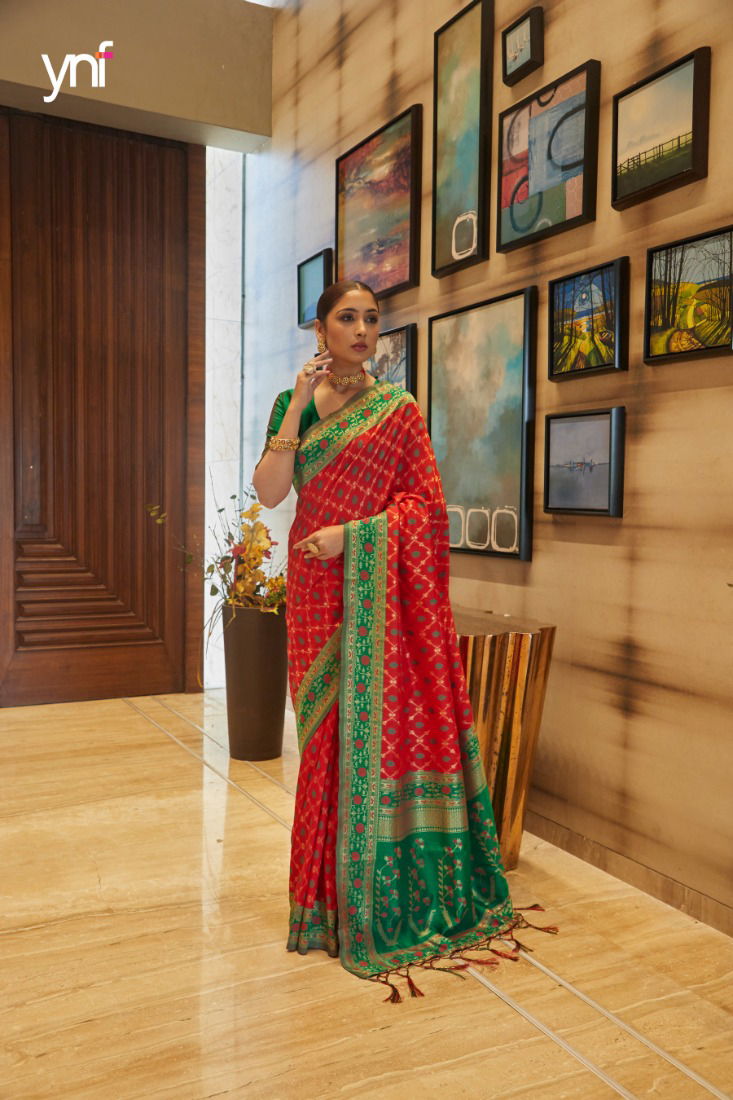 Ynf Zari Banaras Occasion Exclusive Wear Art Silk Fancy Saree Collection